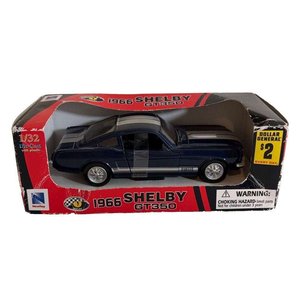 Shelby GT350 Die-Cast Car 1966 NewRay 1/32 In Box